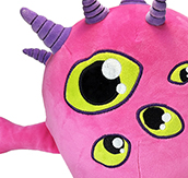 Plush Kaiju Eyezon pink Max Toy x GG Creatures